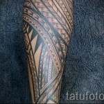 tetoválás a borjú lábán minták - fotó példa 20122015 № 7