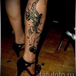 tetoválás a borjú lábán minták - fotó példa 20122015 № 10