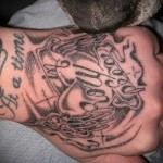 tatouage sur le lettrage à la main - Fotók és példák 01032016 3