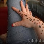 Tätowierung auf der Hand für die Mädchen Fotos - Fotos und Beispiele von 01032016 2