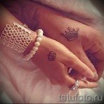 Tätowierung auf der Hand Krone - Bilder und Beispiele von 01032016 1