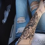 gyönyörű női tetoválás a csuklón 1