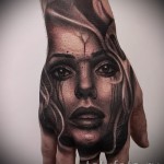 kézi tetoválás lányoknak - fotók és példák a 01032016 -ból 8