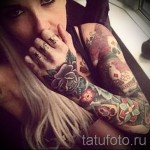 kézi tetoválás lányoknak - fotók és példák a 01032016 -ból 18