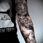 tetoválás kézről könyökre - fotók és példák 01032016 -ból 1