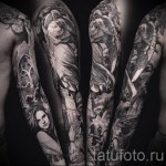 tetoválás kézről könyökre - fotók és példák a 01032016 -ból 5