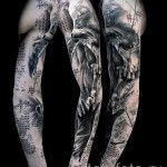 tetoválás kézről könyökre - fotók és példák a 01032016 -ból 7