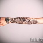 tetoválás kézről könyökre - fotók és példák a 01032016 -ból 8