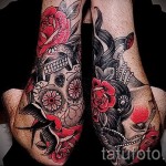 tetoválás kézről könyökre - fotók és példák a 01032016 -ból 11