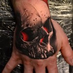 koponyatetoválás a csuklón - fotók és példák a 01032016 -ból 2