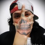 koponyatetoválás a kezén - fotók és példák a 01032016 -ból 14