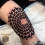 صورة وشم على الركبة من 05.06.2018 №079 - وشم على الركبة -