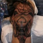 صورة وشم على الركبة من 05.06.2018 №093 - وشم على الركبة -