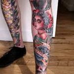 صورة وشم على الركبة من 05.06.2018 №133 - وشم على الركبة -