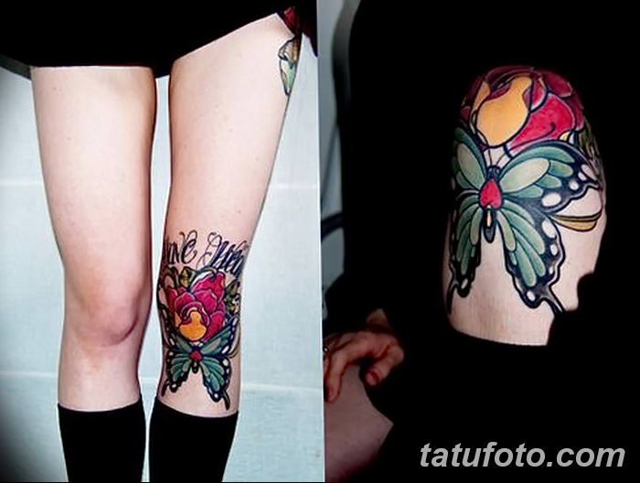 صورة وشم على الركبة من 05.06.2018 №017 - وشم على الركبة -