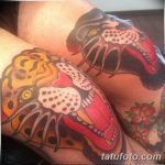 صورة وشم على الركبة من 05.06.2018 №236 - وشم على الركبة -