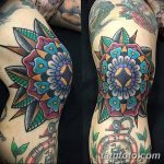 صورة وشم على الركبة من 05.06.2018 №278 - وشم على الركبة -