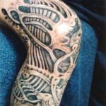 صورة وشم على الركبة من 05.06.2018 №005 - وشم على الركبة -