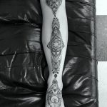 صورة وشم على الركبة من 05.06.2018 №014 - وشم على الركبة -