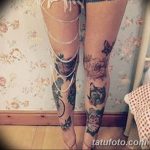 صورة وشم على الركبة من 05.06.2018 №029 - وشم على الركبة -