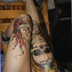 صورة وشم على الركبة من 05.06.2018 №032 - وشم على الركبة -