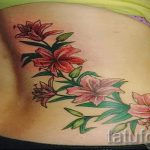 farokcsont tetoválás - fényképes példa egy kész tetoválásra a testen 17