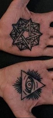 Fotó a tetoválásról a tenyéren 2019.06.11 №042 - tetoválás a tenyéren -