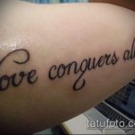 tetoválás latinul №916 - a kép hűvös változata, amely könnyen használható felülvizsgálathoz és tetováláshoz latinul a családról