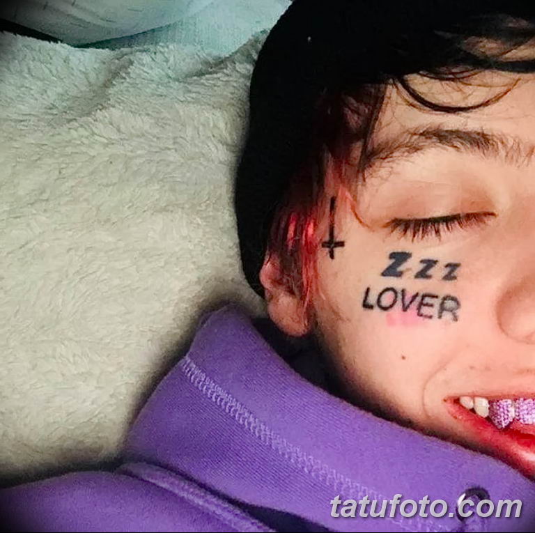 Lil Xena Face Tattoo - صورة رقم 9