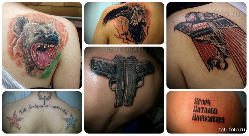 TEToválás a vállon lévő férfiaknál