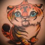 татуировка на тигър на рамото 2