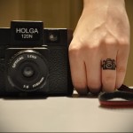 фотоапарат - татуировка на пръста за жени (татуировка, татуировка)