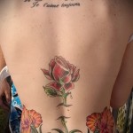 rózsa virág tetoválás