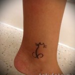 macska boka tetoválás