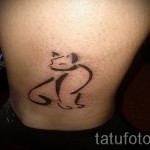 macska boka tetoválás