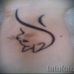 macska boka tetoválás