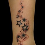 Csillag tetoválás a bokáján 2