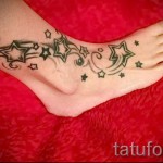 Csillag tetoválás a bokáján 3