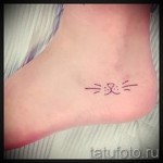 tetoválás a bokáján macska fotó 3