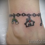 tetoválás a bokáján, például lányok fényképei 4