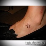 csillag boka tetoválás