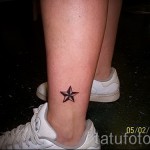 csillag boka tetoválás