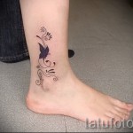 pillangó boka tetoválásában - fotó példa 1