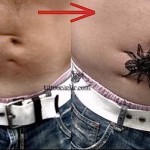 pók a gyomron - TETOVÁZÁS HEGYEN FÉRFI FOTÓKNAK