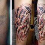 törzsi kéznél - FÉRFI FOTÓKHOZ TETOVÁZÁS HEGYEN