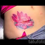 татуировка върху белег от апендицит - снимка пример за завършена татуировка 01092016 6022 tatufoto.ru