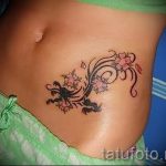 татуировка върху белег от апендицит - снимка пример за завършена татуировка 01092016 9025 tatufoto.ru