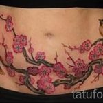 татуировка върху белег от апендицит - снимка пример за завършена татуировка 01092016 16031 tatufoto.ru