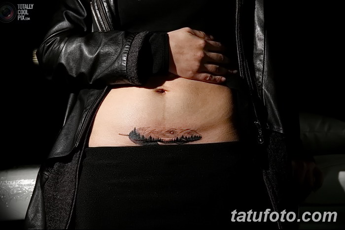 снимка Татуировка върху белег от цезарово сечение от 23.09.2017 г. No 012 - Цезарово сечение -