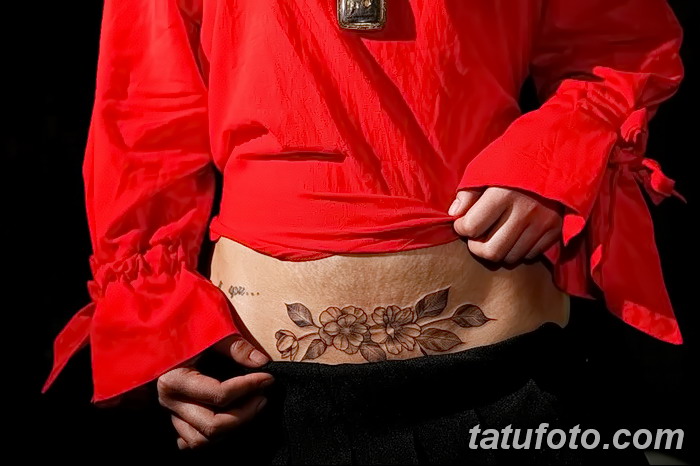 снимка Татуировка върху белег от цезарово сечение от 23.09.2017 г. No 048 - Цезарово сечение - 12342342